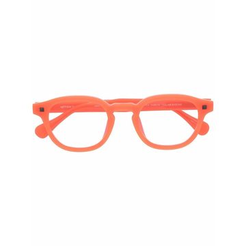 x Matthew Williamson stud-detail round frame glasses