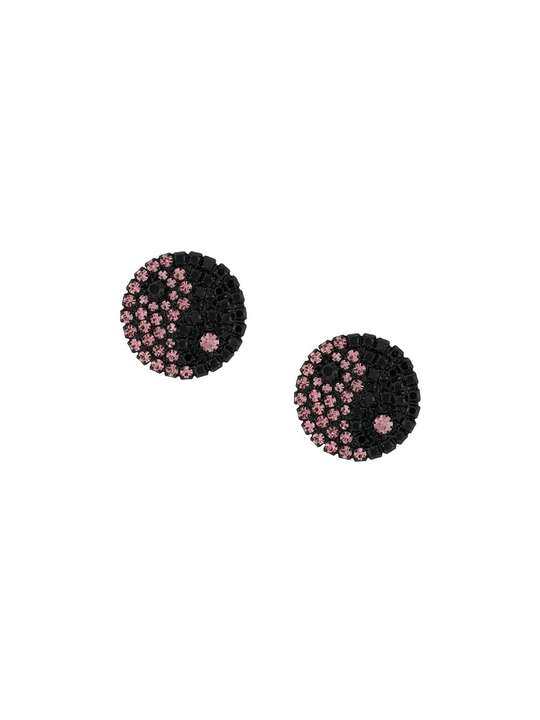 Yin Yang studded earrings展示图