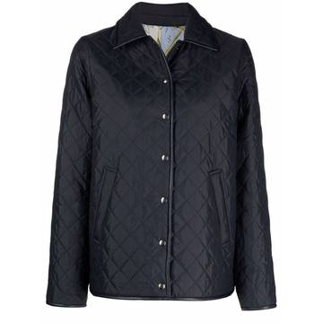 reversible diamond-quilted jacket