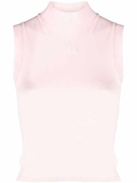 high-neck sleeveless top展示图