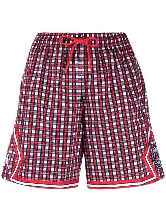 check print shorts展示图