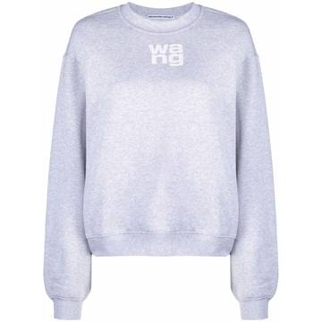 logo-print long-sleeved sweater