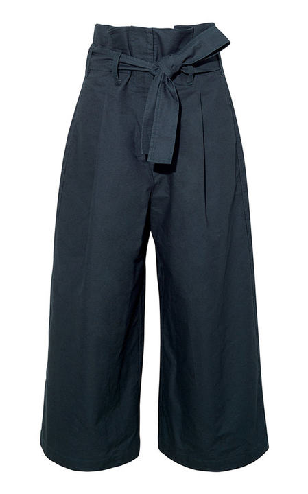 Whittaker Cotton Canvas Wide-Leg Pants展示图