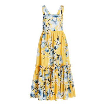 Julia Ruffle Tier Midi Dress