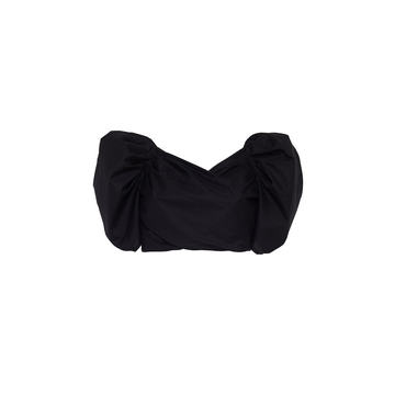 Sara Poplin Cropped Top