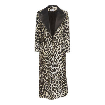 Debbie Leopard Trench Coat