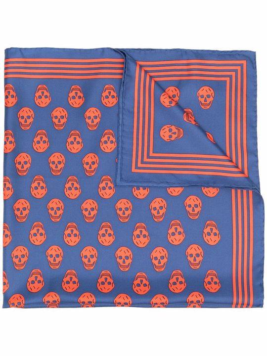 skull-print silk scarf展示图