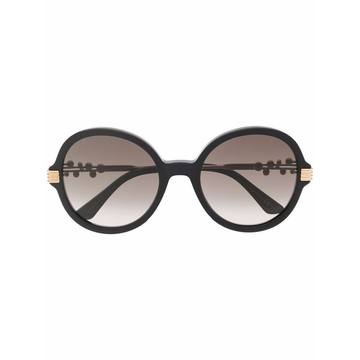 Andria round frame sunglasses