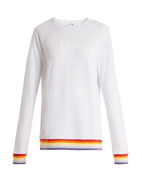 Rainbow cotton-jersey sweatshirt展示图