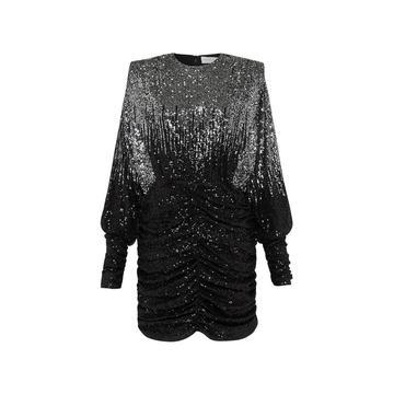 Naomi Sequined Jersey Mini Dress