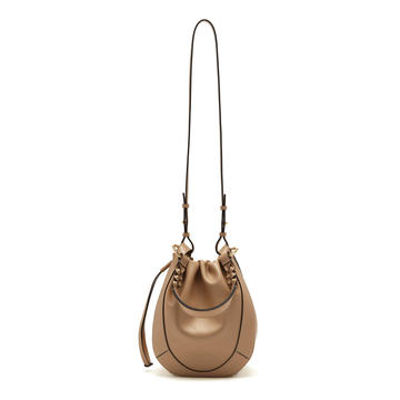 Hilma Leather Bucket Bag