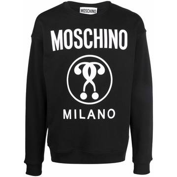 logo-print drop-shoulder sweatshirt