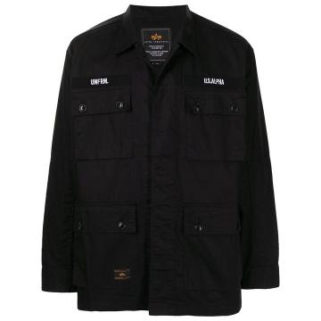 cargo-pocket shirt jacket