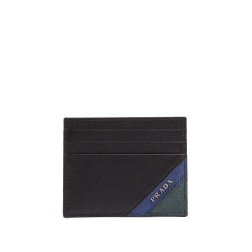 Saffiano-leather cardholder