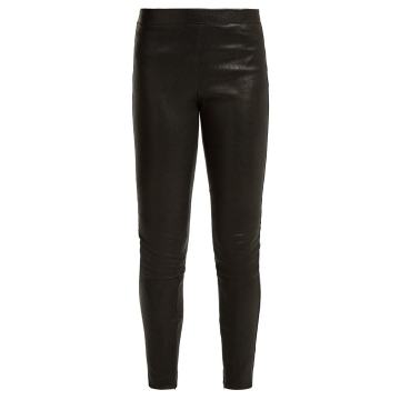 Sterling stretch-leather leggings
