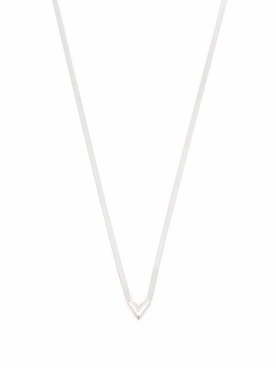 V pendant chain necklace展示图