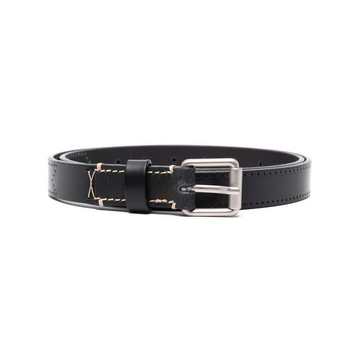 perforated leather belt