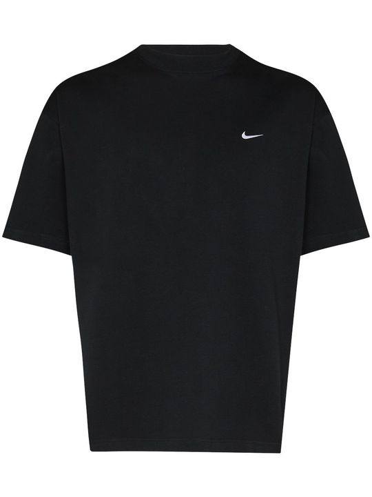 Swoosh logo cotton T-shirt展示图