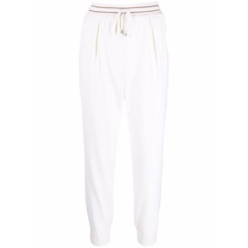 cropped virgin wool-blend trousers