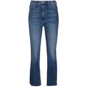 Ankle Fray cropped-leg jeans