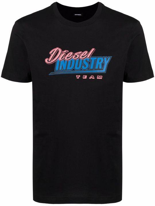 Diesel Industry Team print T-shirt展示图
