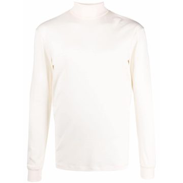 roll-neck cotton top