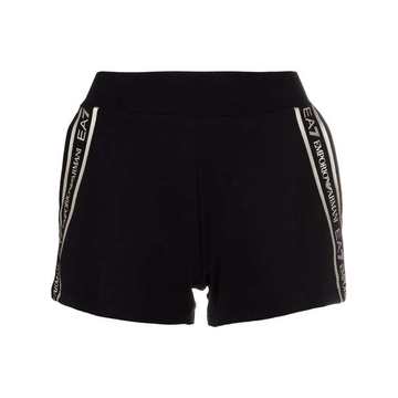 stripe-trim track shorts