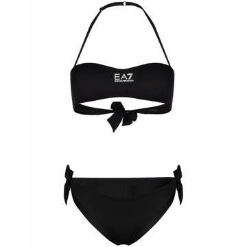 halterneck tie-side bikini