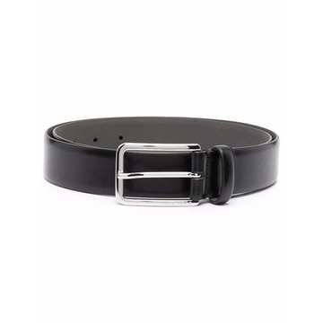 engraved-logo buckle belt