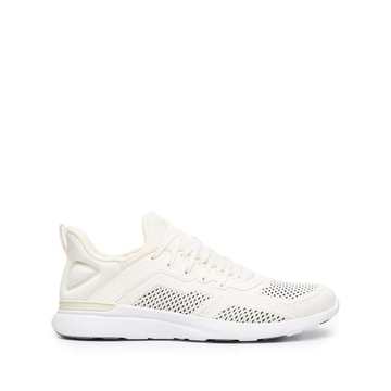 perforated-detail low top sneakers