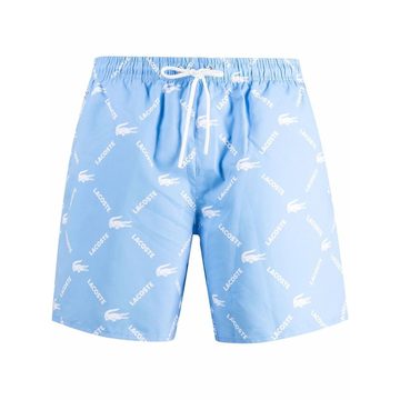 logo print swim shorts