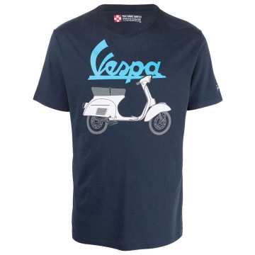 Vespa 图案印花T恤