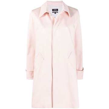 Dinard single-breasted mac coat