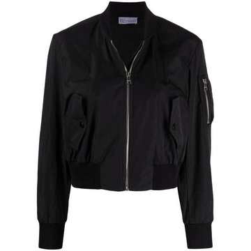 cropped bomber jacket