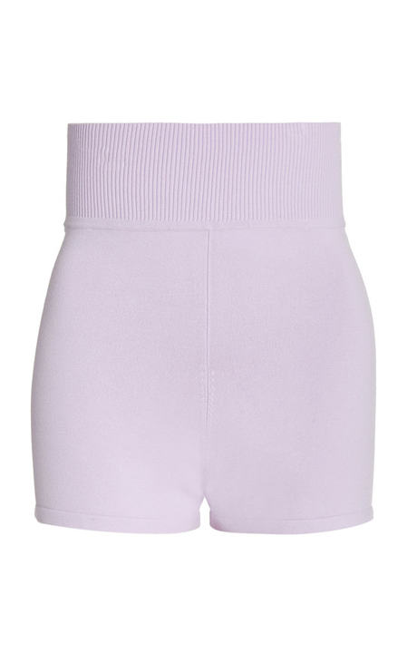 Theda High-Rise Stretch-Jersey Shorts展示图