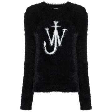 anchor-embroidered jumper