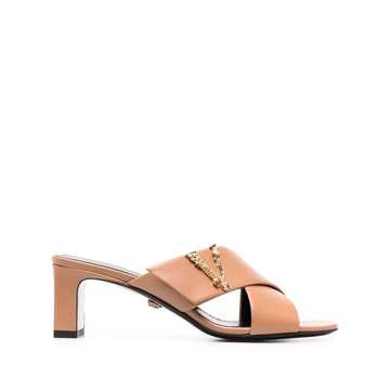 Virtus crossover mule sandals