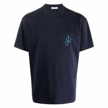 Anchor patch cotton T-shirt