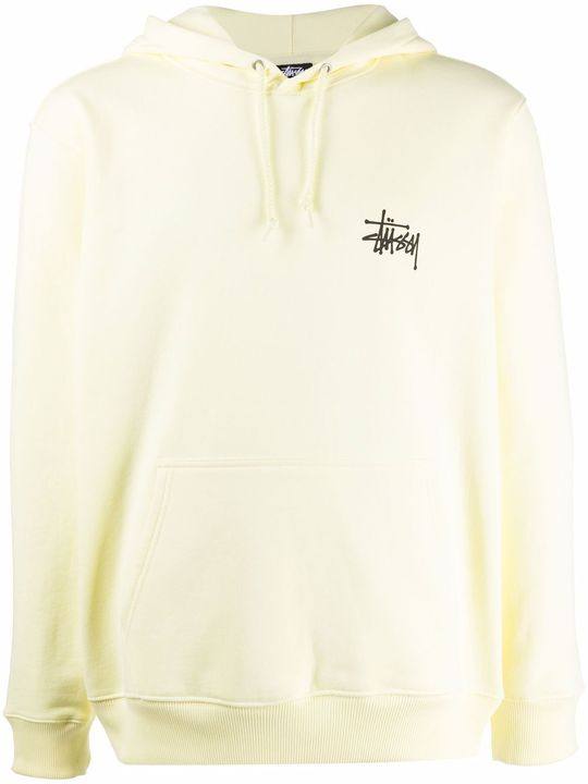 logo-print pullover hoodie展示图