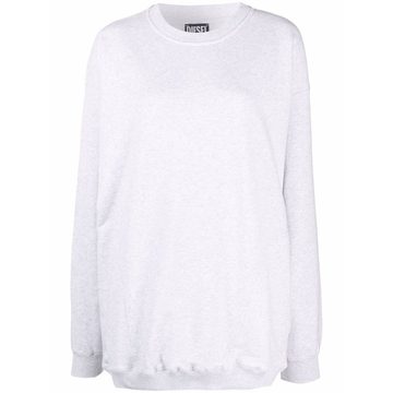 oversized crew-neck sweatshirt