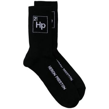 HP 符号长款针织袜