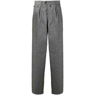 straight-leg trousers