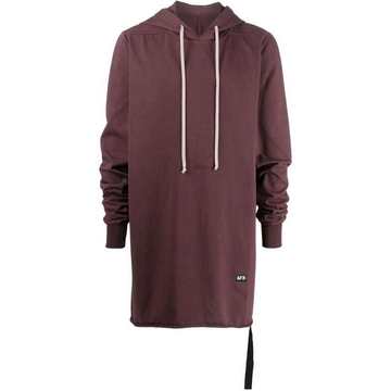 long drawstring hoodie