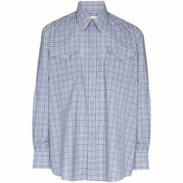 Ranch checked buttoned shirt