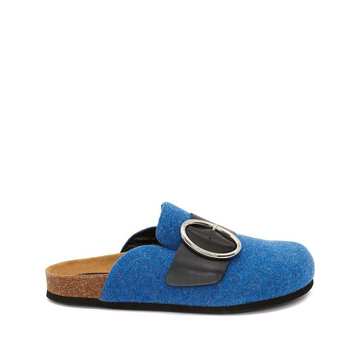 WOMEN'S FELT BUCKLE LOAFER