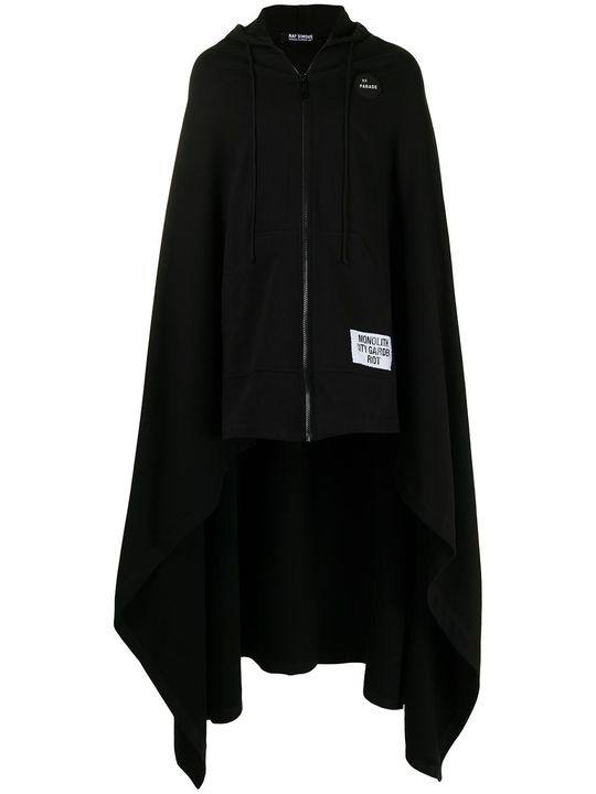 long hooded cape coat展示图