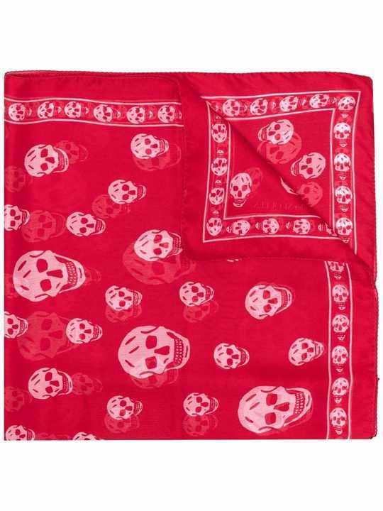 skull-print scarf展示图