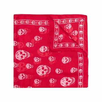 skull-print scarf