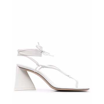 ankle-tied open-toe sandals