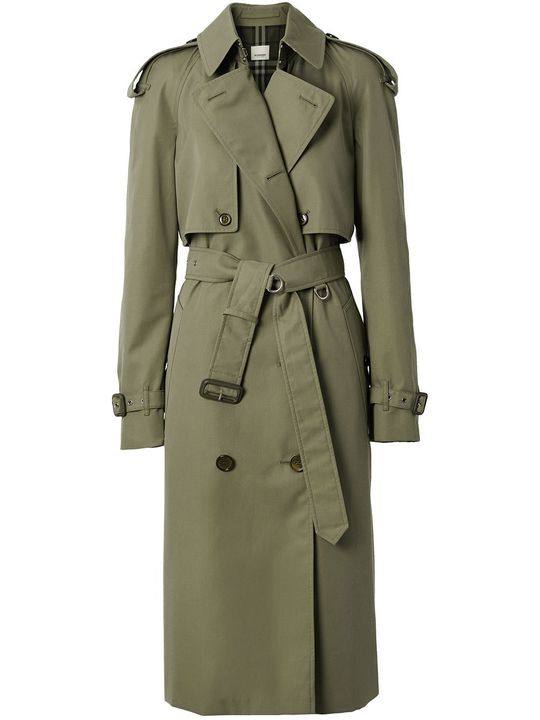 double-breasted trench coat展示图